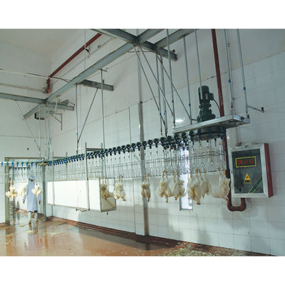Automatische slachtmachine voor kippen 800 - 2000 liter per uur Broilerverwerkingsapparatuur