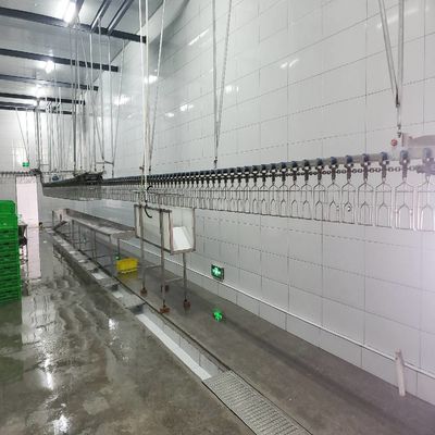 Roestvrij staal kippen slachtlijn machine oplossing voor pluimvee verwerking
