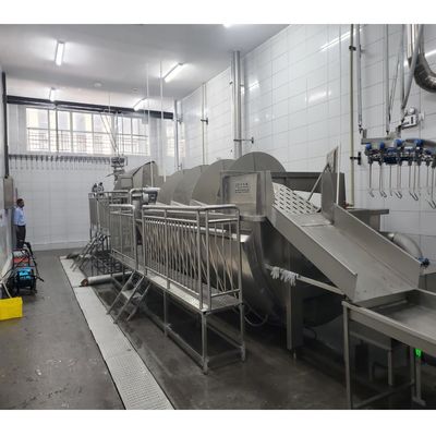 380V pluimvee slachter machine spiraal kip koelmachine op maat
