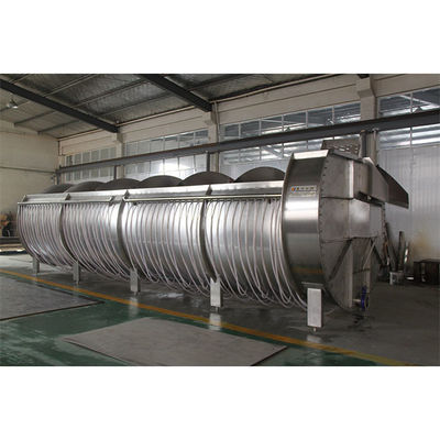 Grote spiraalvormige schroef voorkoelmachine voor pluimveeverwerkingsinstallaties