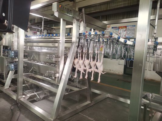 2000bph China Automatische kippenverwerkingsfabriek Nieuwe slachtmachine gemaakt van staal