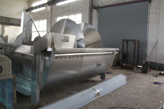 Spiraal pluimvee voorkoelmachine voor kippen slachtmachine Plant 1500Bph