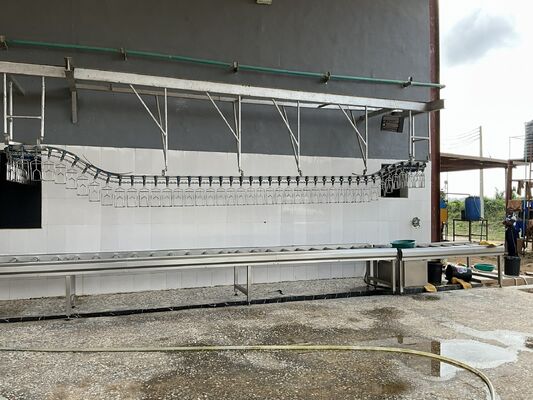 Halal-gecertificeerde sleutelfabriek voor de verwerking van pluimvee met een hoge efficiëntie voor 1000 vogels per uur